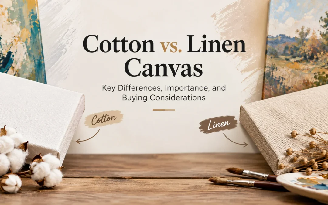 Cotton vs. Linen Canvas: Key Differences, Importance, and Buying Considerations