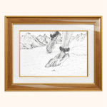 Shiva's Feet — Descent from Kailash-golden-frame