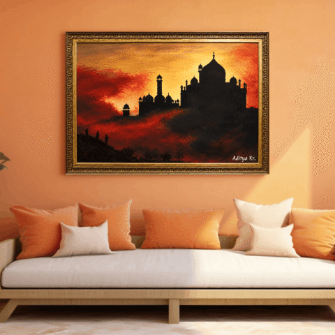 Taj Mahal at Dusk
