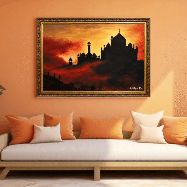 Taj Mahal at Dusk