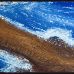 Blue Ocean - abstract painting Chandigarh