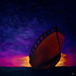 Boat of Desire — Original Acrylic Painting