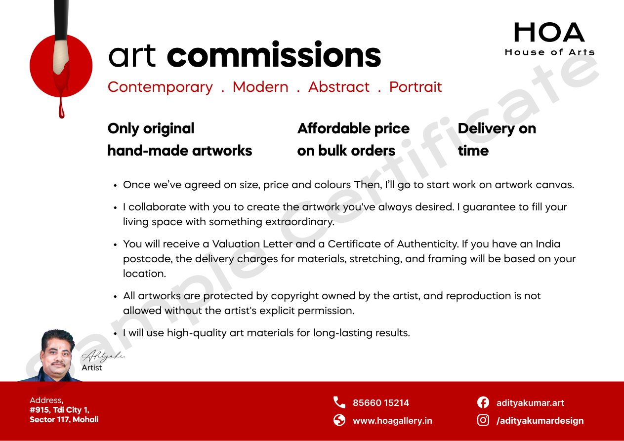 Only Original Hand Art Commissions Work