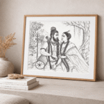 Shiva and Parvati — Ardhanari's Halves