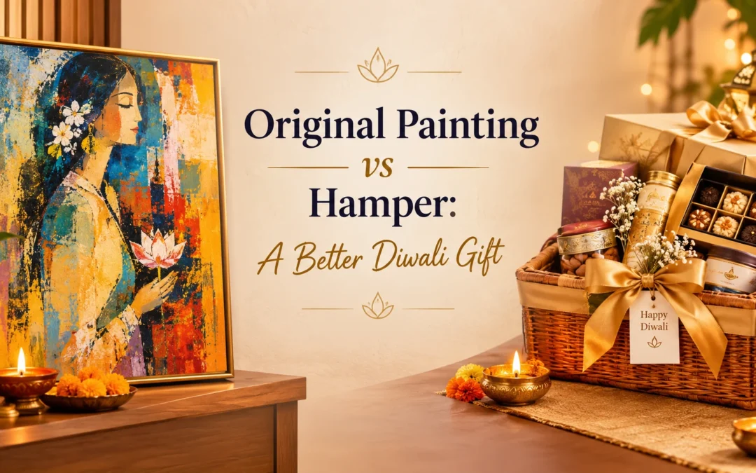 Why an Original Painting Makes a Better Diwali Gift Than a Hamper?