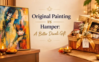 Why an Original Painting Makes a Better Diwali Gift Than a Hamper?