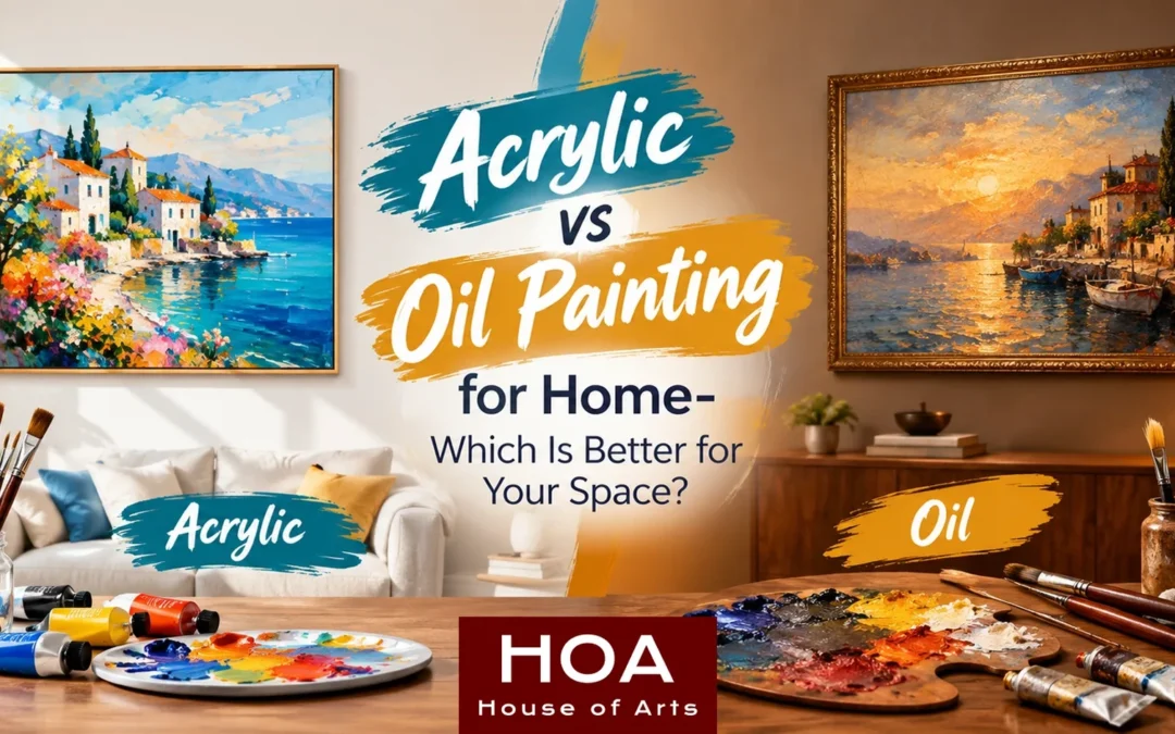 Acrylic vs Oil Painting for Home – Which Is Better for Your Space?