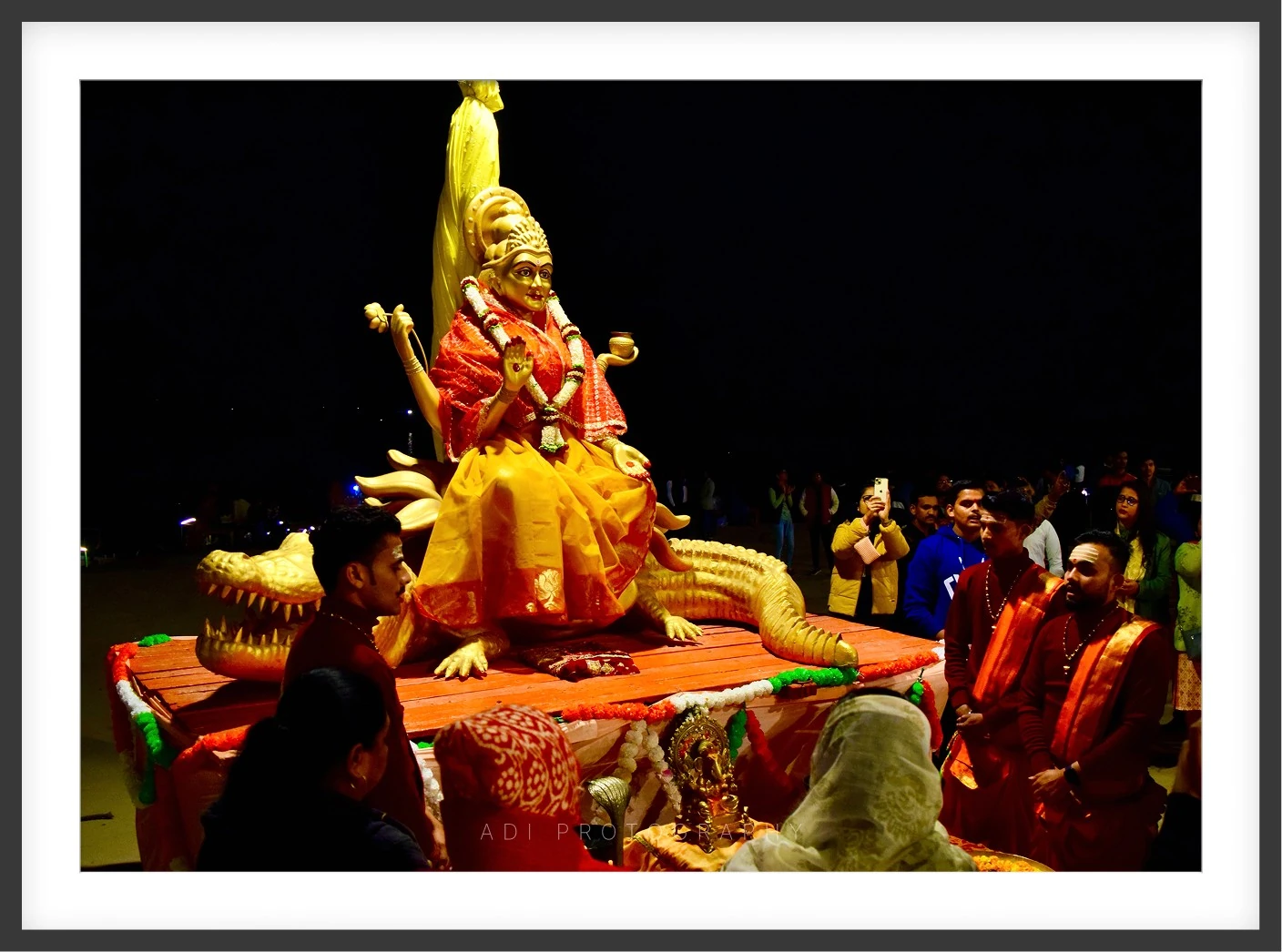 Varanasi Divine Sculpture Photography Print – Spiritual Indian Wall Art